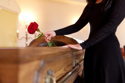 Express funeral casket